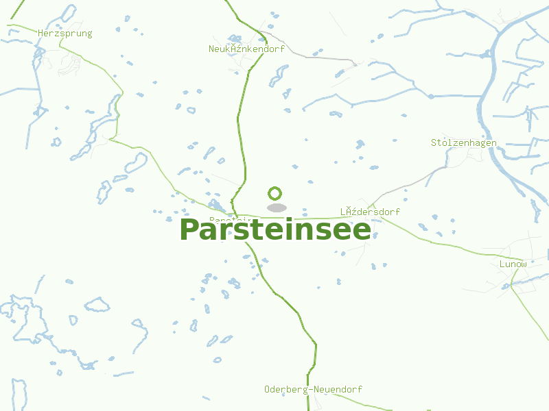 Karte von Parsteinsee