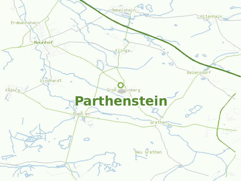 Karte von Parthenstein