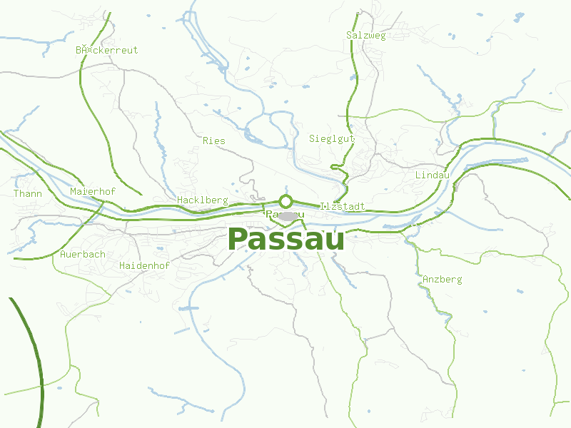 Karte von Passau