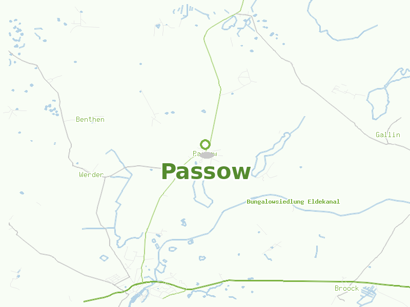 Karte von Passow