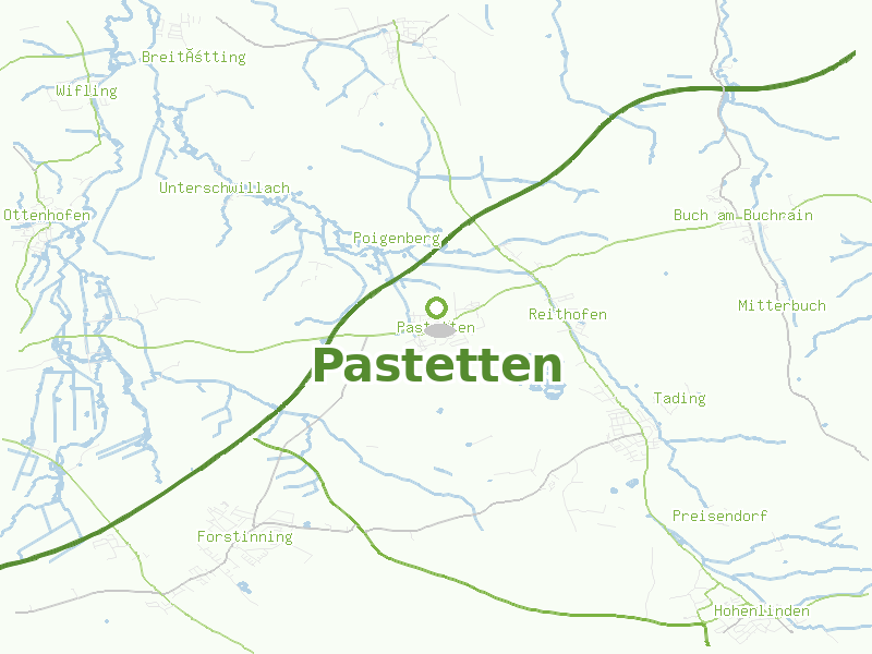 Karte von Pastetten
