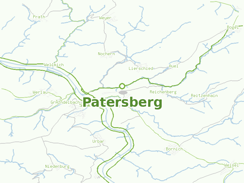 Karte von Patersberg