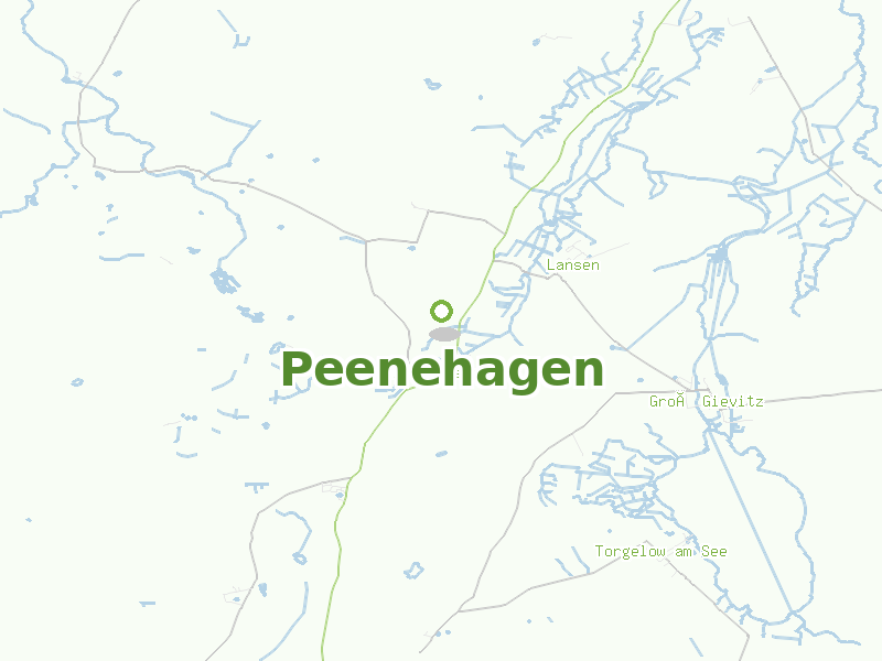 Karte von Peenehagen