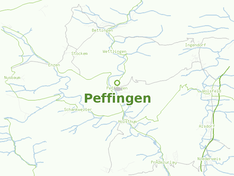 Karte von Peffingen