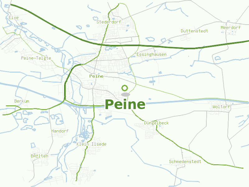 Karte von Peine