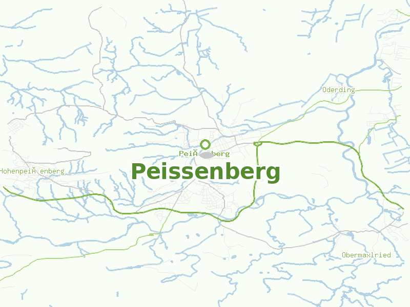 Karte von Peissenberg