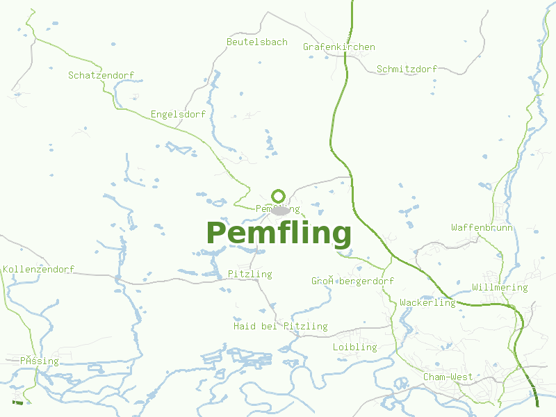 Karte von Pemfling