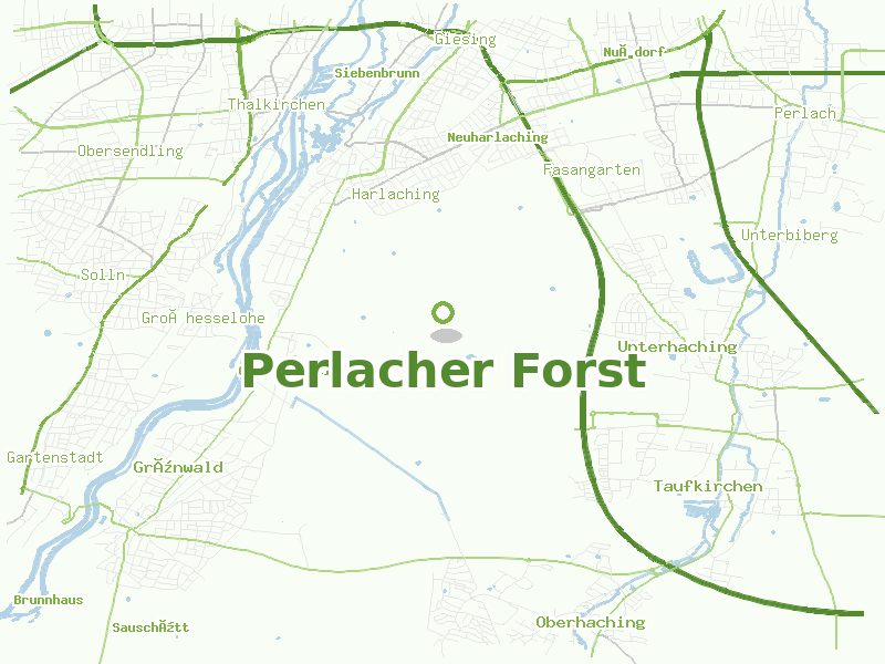 Karte von Perlacher Forst
