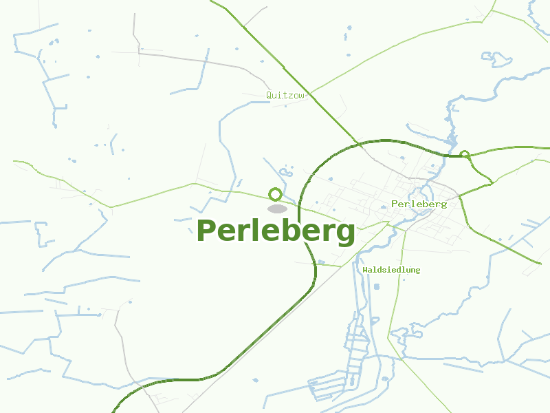 Karte von Perleberg
