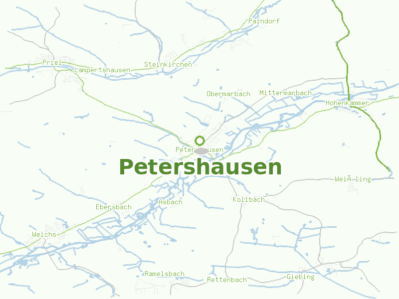 Karte von Petershausen