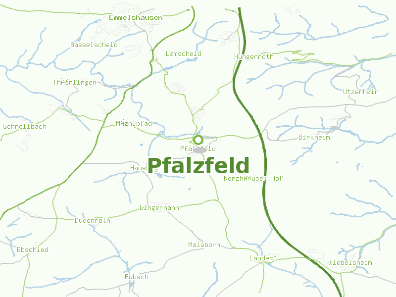 Karte von Pfalzfeld