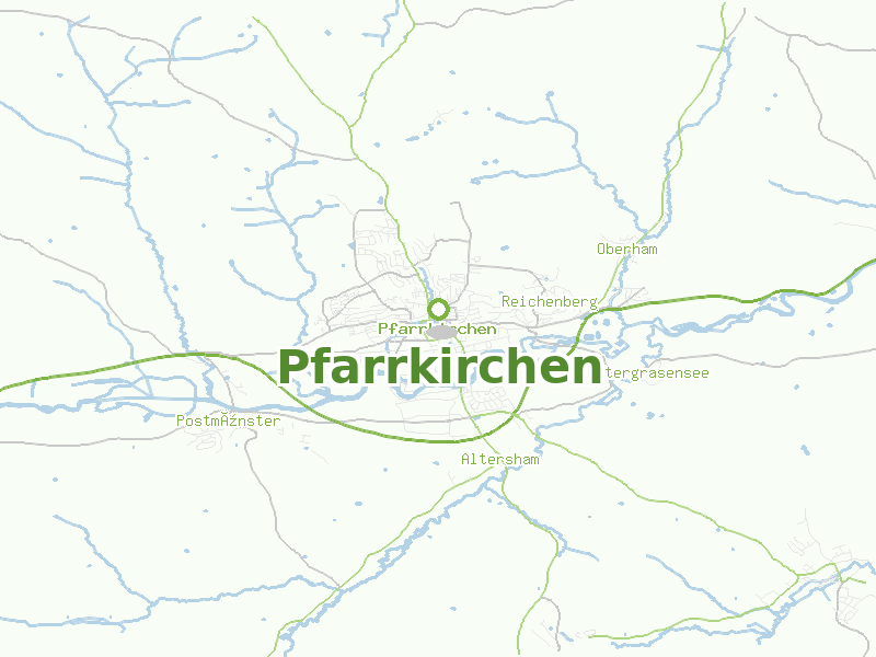 Karte von Pfarrkirchen