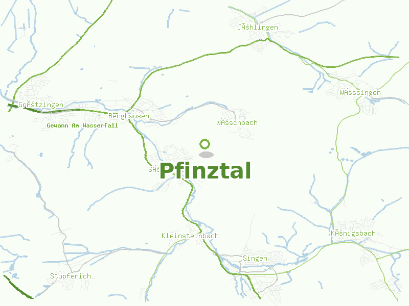 Karte von Pfinztal