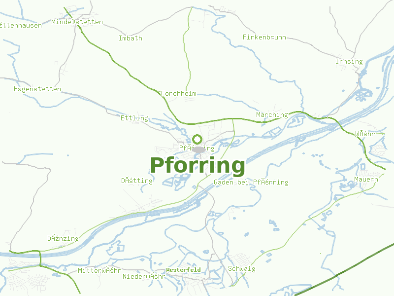 Karte von Pforring