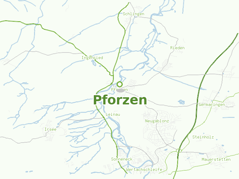 Karte von Pforzen