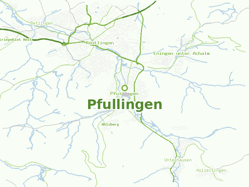 Karte von Pfullingen