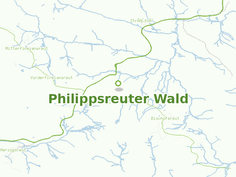 Karte von Philippsreuter Wald