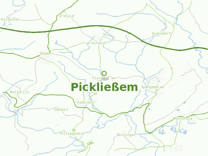 Karte von Pickließem