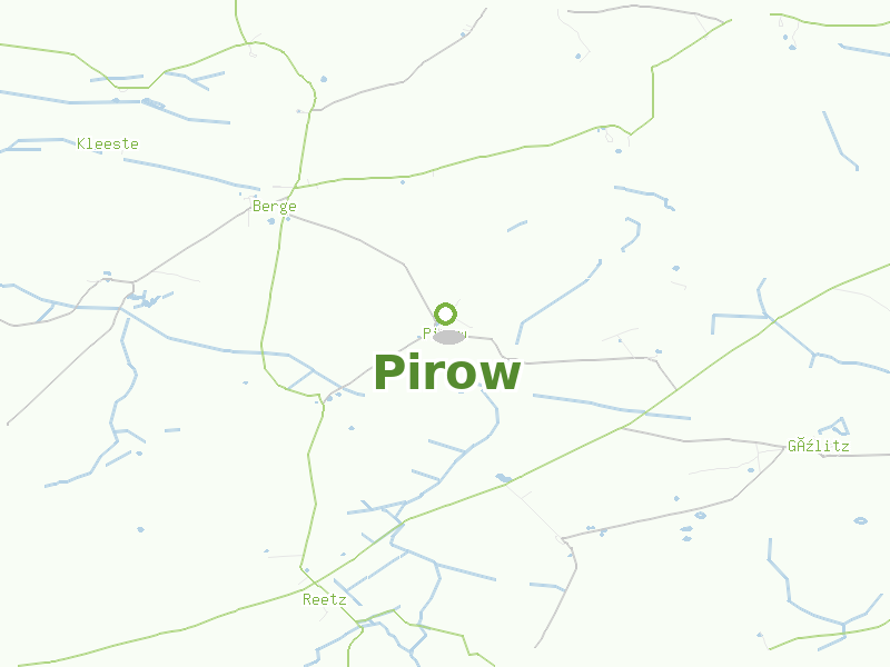 Karte von Pirow