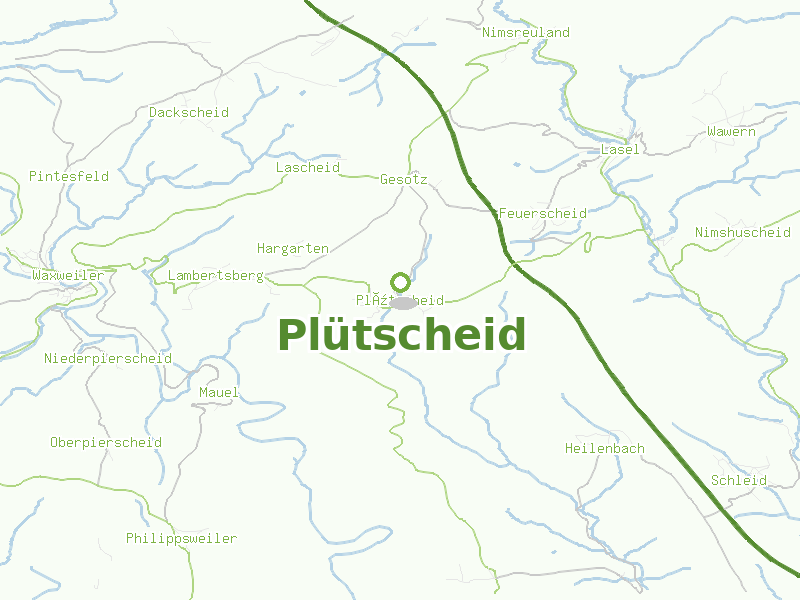 Karte von Plütscheid