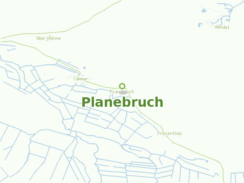 Karte von Planebruch