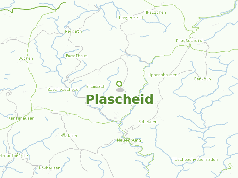 Karte von Plascheid