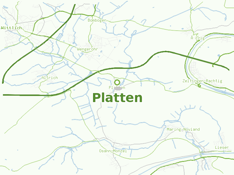 Karte von Platten