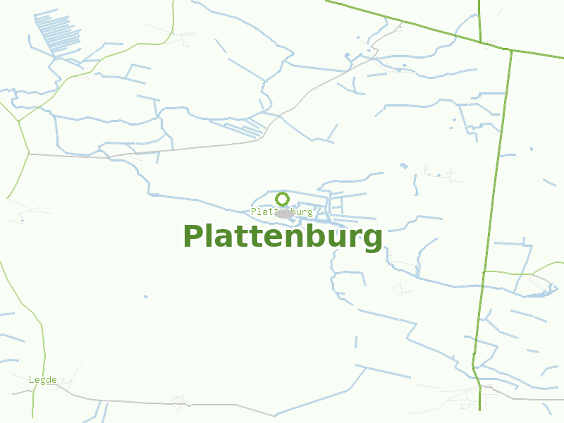 Karte von Plattenburg