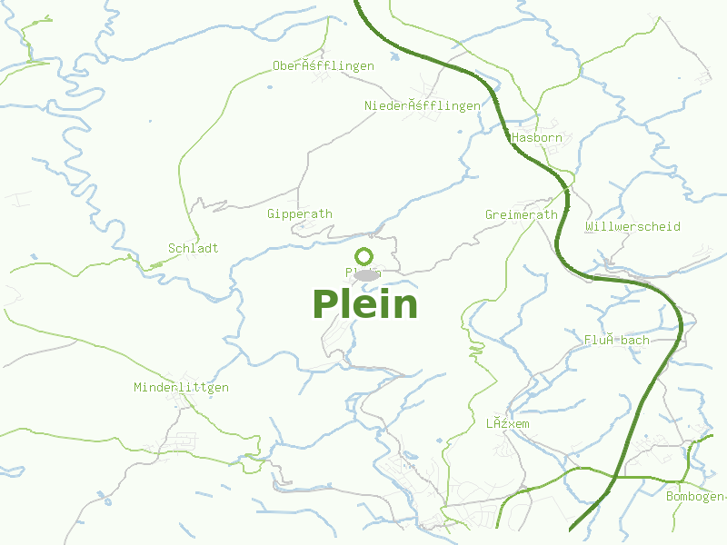 Karte von Plein