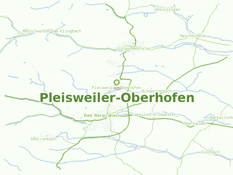Karte von Pleisweiler-Oberhofen