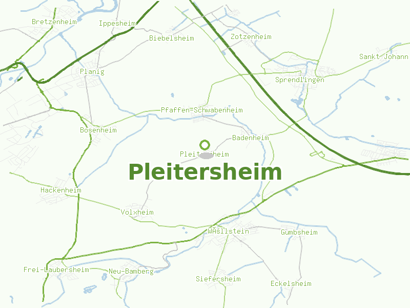 Karte von Pleitersheim