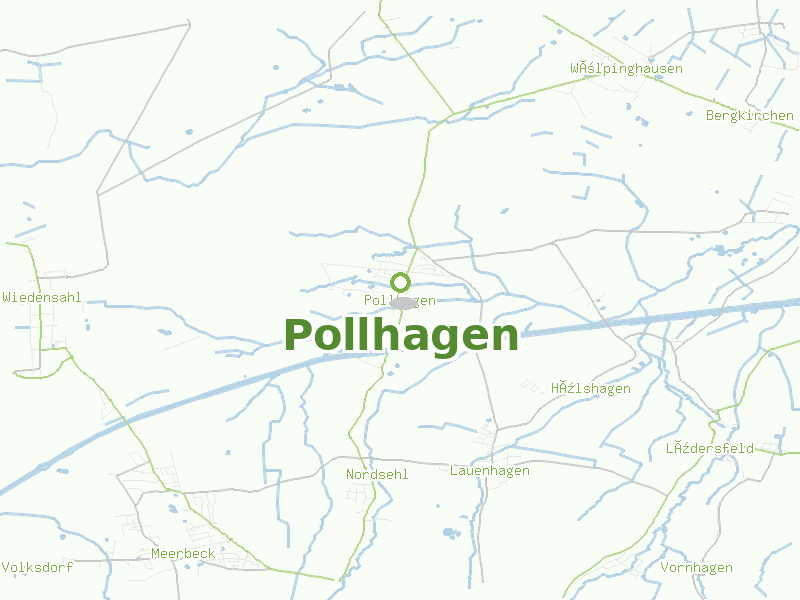 Karte von Pollhagen