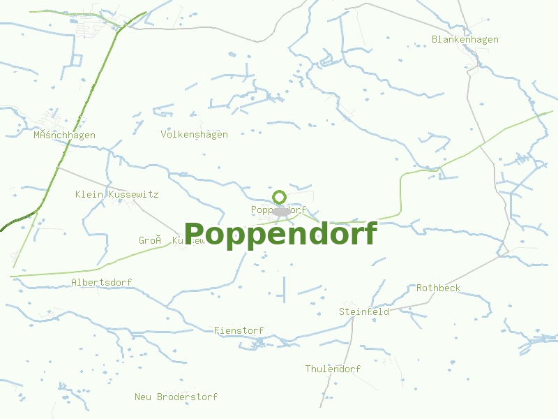 Karte von Poppendorf
