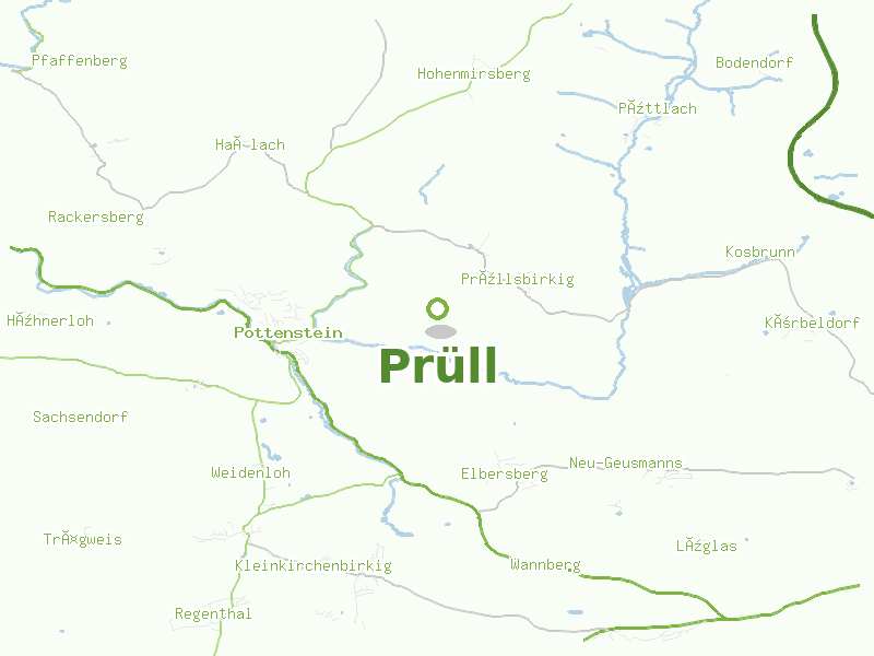 Karte von Prüll