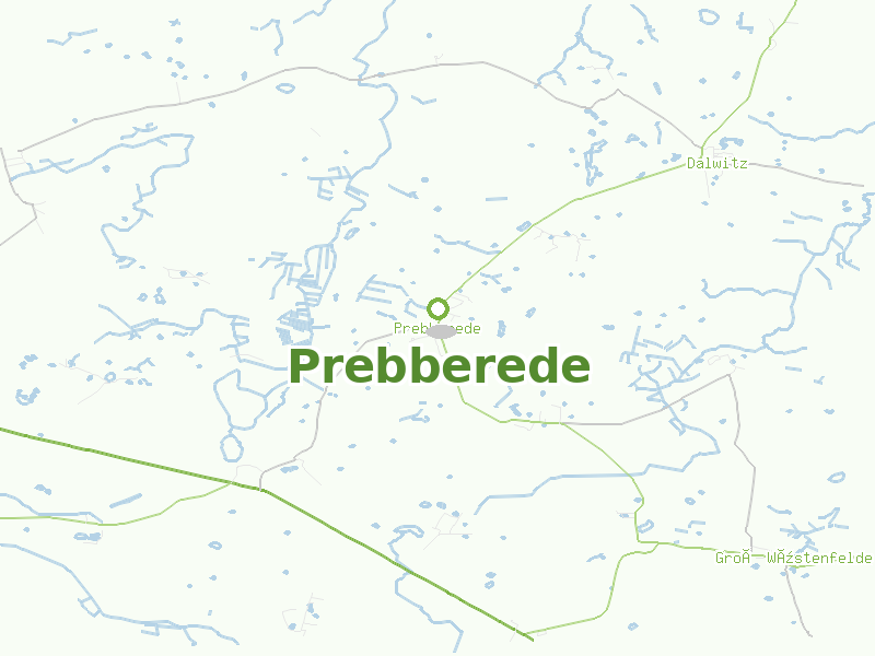 Karte von Prebberede