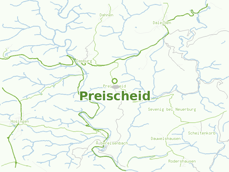 Karte von Preischeid