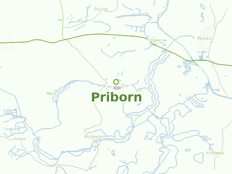Karte von Priborn