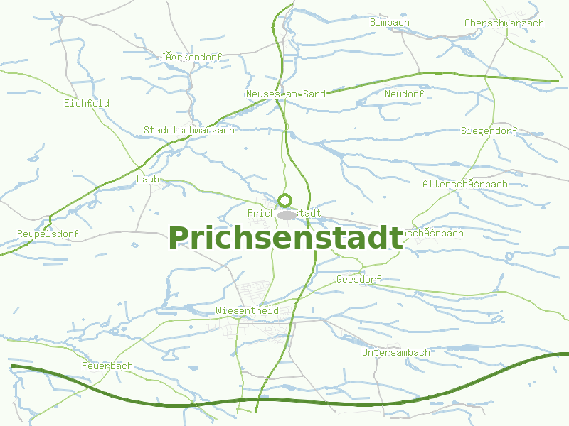 Karte von Prichsenstadt