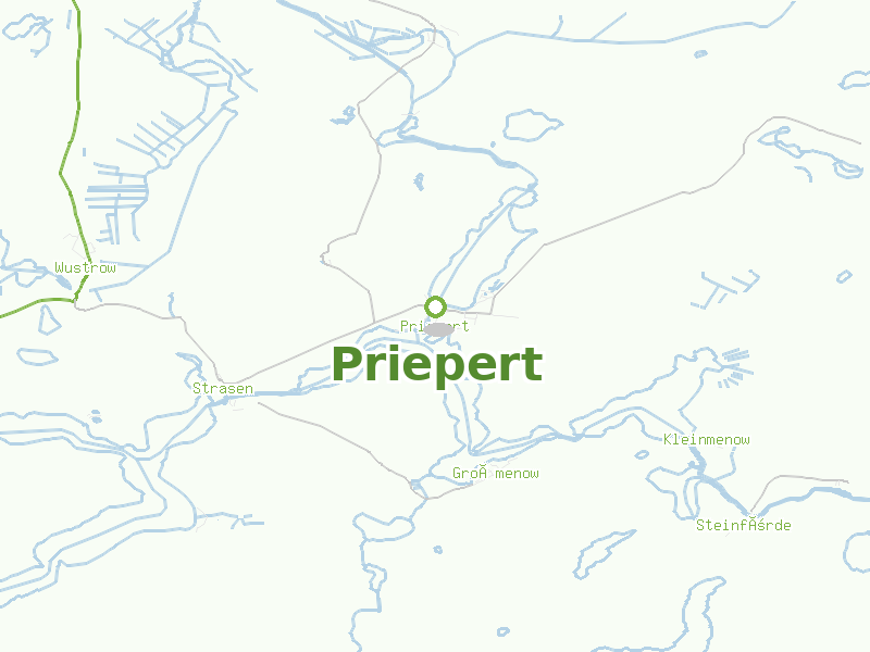 Karte von Priepert