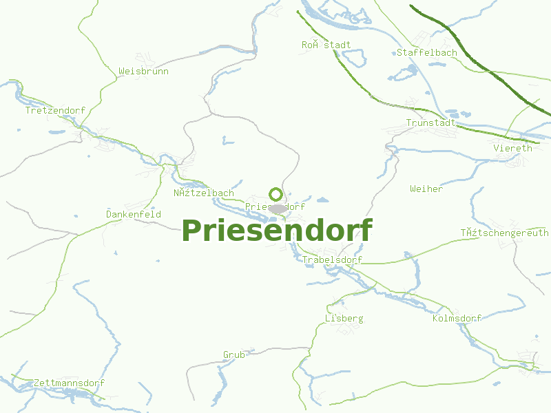 Karte von Priesendorf