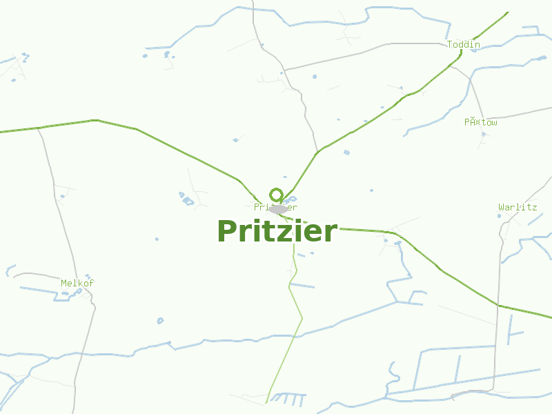 Karte von Pritzier
