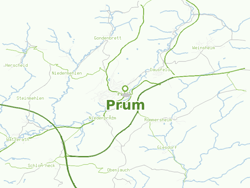 Karte von Prum