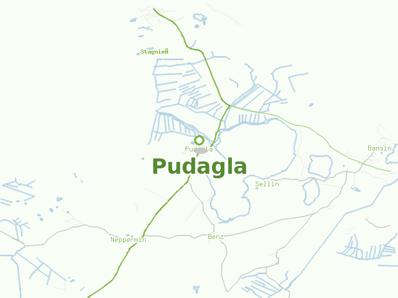 Karte von Pudagla