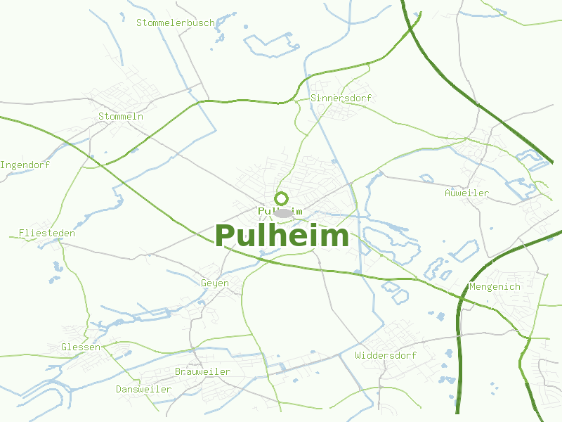 Karte von Pulheim