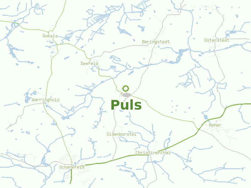 Karte von Puls