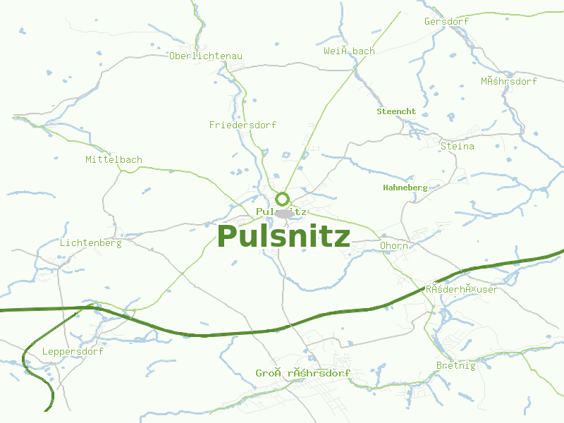 Karte von Pulsnitz