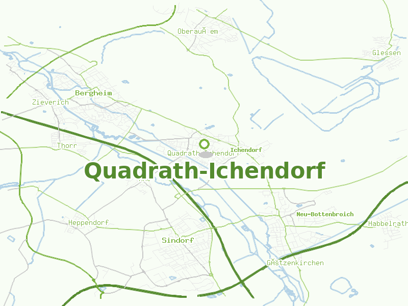 Karte von Quadrath-Ichendorf