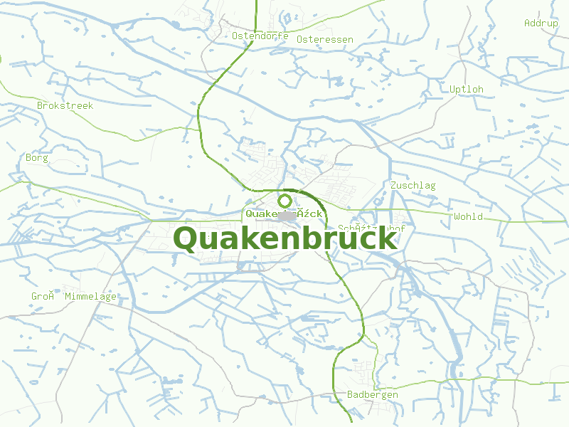 Karte von Quakenbruck