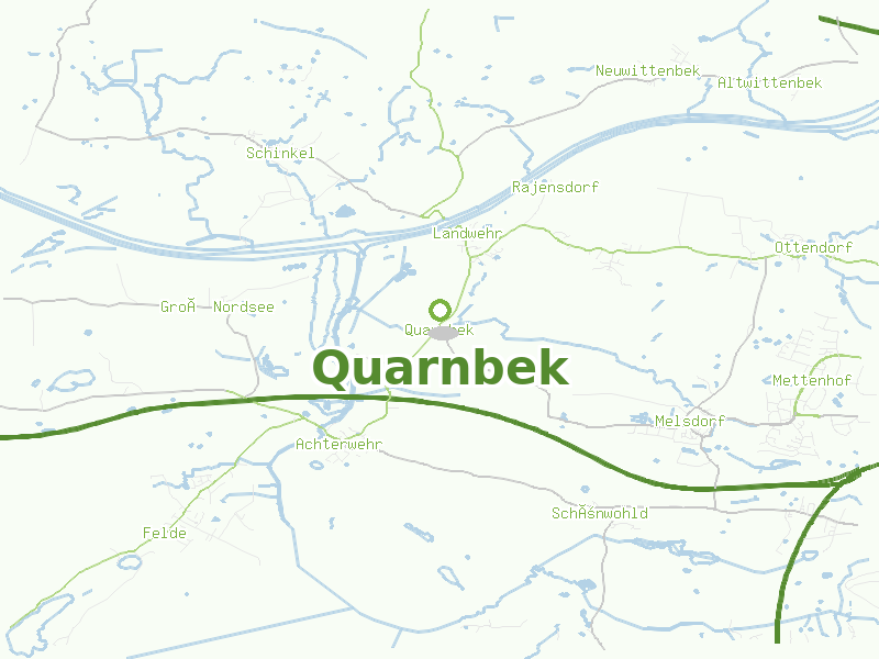 Karte von Quarnbek