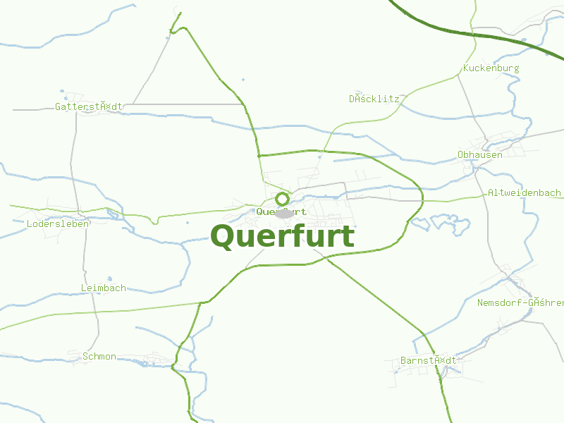 Karte von Querfurt